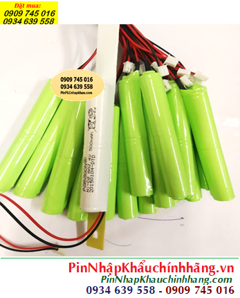 Pin đèn Exit thoát hiểm 2.4v -2/3AA350mAh, Pin đèn Sự cố KHẩn cấp 2.4v -2/3AA350mAh, Pin sạc 2.4v -2/3AA350mAh chính hãng